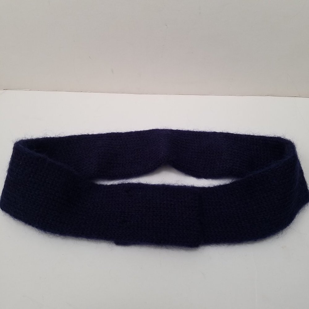 MANOUSH Sweater Knit Fuzzy Snap Belt